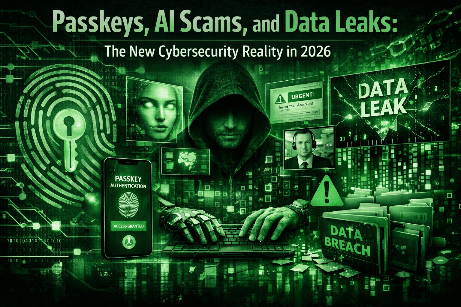 Passkeys, AI Scams, and Data Leaks: The New Cybersecurity Reality in 2026